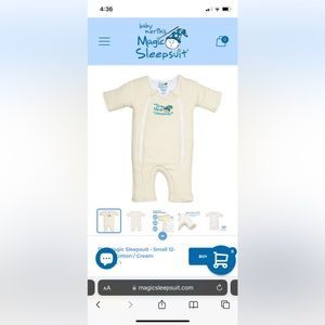 Baby Merlin’s Magic Sleepsuit - NWT - Size 3-6 months